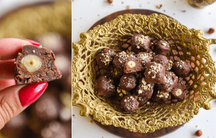 Fitness Recipe: Bonbons protéinés au chocolat.