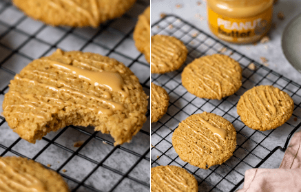 Fitness Recipe: Cookies aux cacahuètes, faibles en glucides.