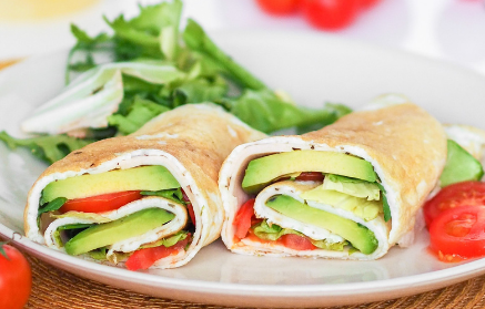 Fitness Recipe: Omelette garnie en wrap.