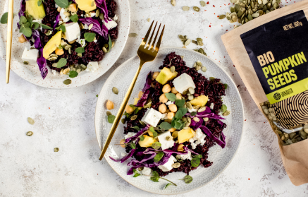 Fitness Recipe: Salade légère à la mangue, aux pois chiches et à la feta.