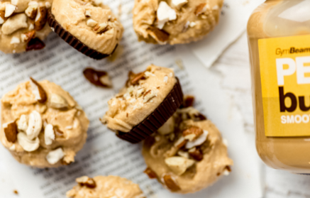 Fitness Recipe: Mini-tartelettes beurre de cacahuète et chocolat.