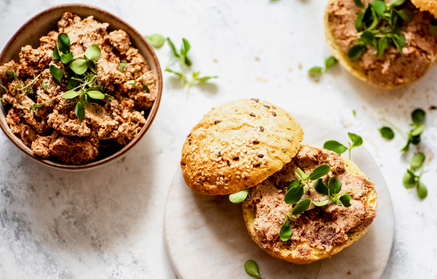 Fitness Recipe: Tartinade de tofu végane aux tomates séchées.