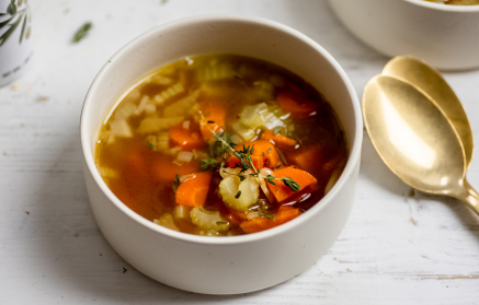 Fitness Recipe: Soupe aux carottes et au céleri.