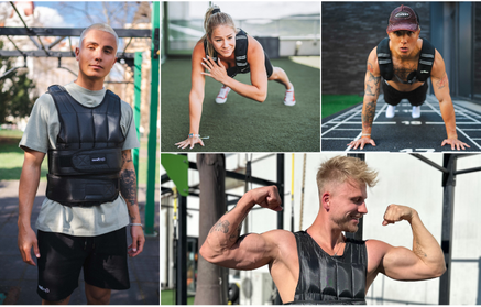Top 10 exercices pour le corps entier avec un gilet lesté.