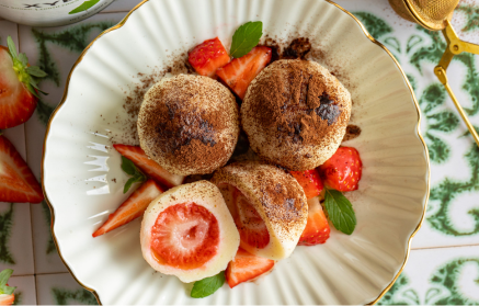 Fitness Recipe: Boulettes de quark aux fraises.