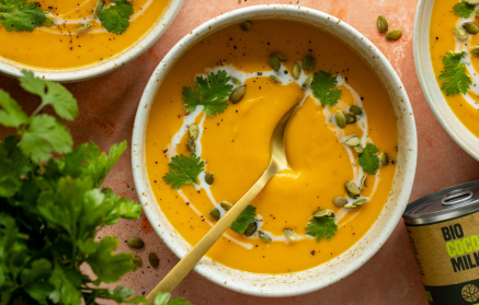 Fitness Recette : Soupe au potiron.