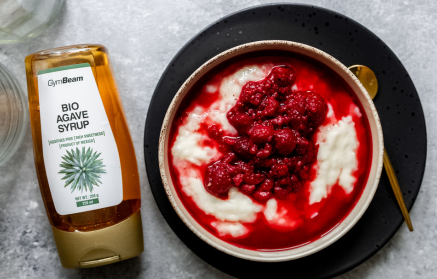 Fitness Recipe: Riz au lait aux framboises et protéines.
