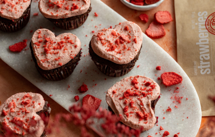 Fitness Recipe: Cupcakes en forme de cœur.