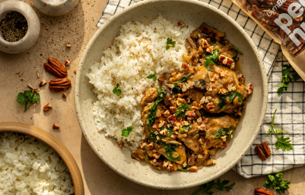 Fitness Recipe: Blanc de poulet aux champignons.
