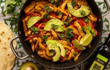 Fitness Recipe: Poulet Fajitas.