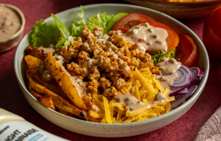 Fitness Recette : Salade inspirée du goût du Big Mac.