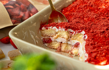 Fitness Recipe: Tiramisu aux fraises.