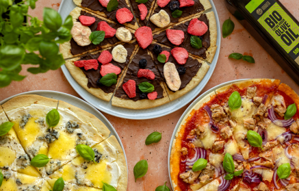 Fitness Recipe: Pizza 3 Ways en moins de 10 minutes.