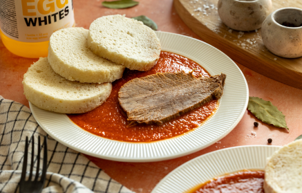 Fitness Recipe: Sauce tomate avec bœuf et boulettes protéinées.