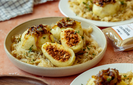 Fitness Recette : Galettes de pommes de terre farcies au tofu.