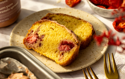 Fitness Recipe: Gâteau aux fraises et au kéfir.