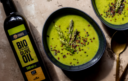 Recette fitness : Soupe aux asperges.