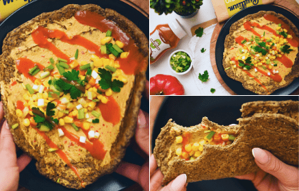 Fitness : Recette de tortilla végétalienne, riche en protéines.