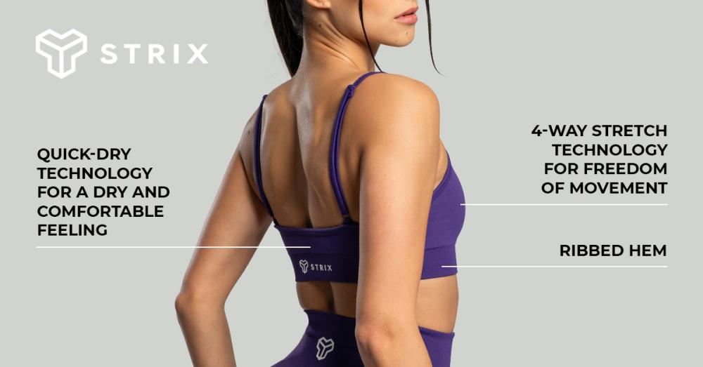 Seamless String Sports Bra Cosmos - STRIX