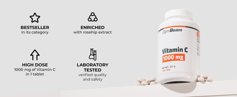 Vitamine C 1000 mg - GymBeam