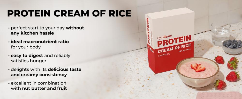 Caractéristiques et avantages du porridge de riz protéiné - GymBeam