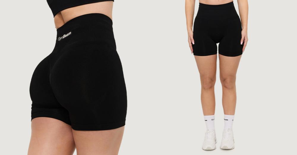 Women's Sculpt Seamless Shorts Black - GymBeam