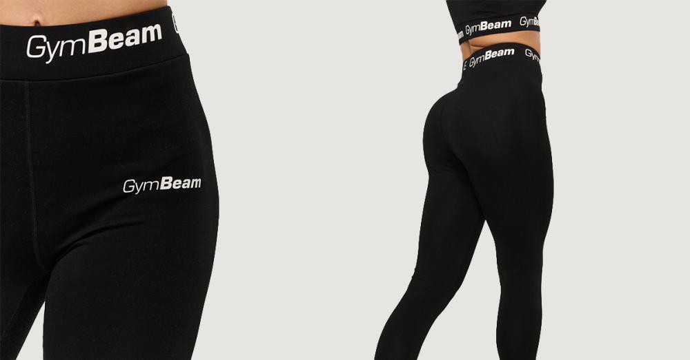 Leggings noirs simples pour femmes - GymBeam