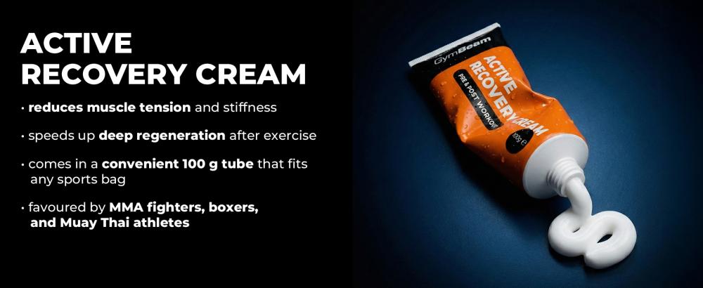 Caractéristiques et avantages de la crème régénérante Active Recovery - GymBeam