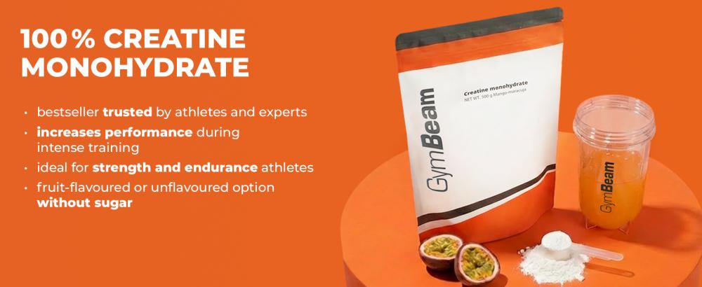 Effets de la créatine monohydrate à 100 % - Gymbeam