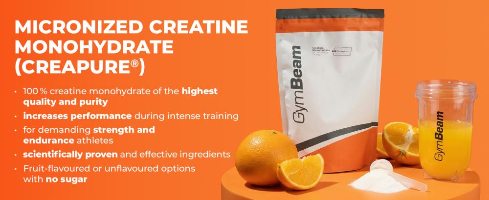 Effets de la créatine monohydrate 100% micronisée (Creapure®) - GymBeam