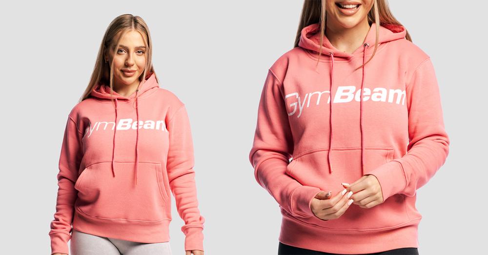 Sweat à capuche Femme Athlete Rose - GymBeam