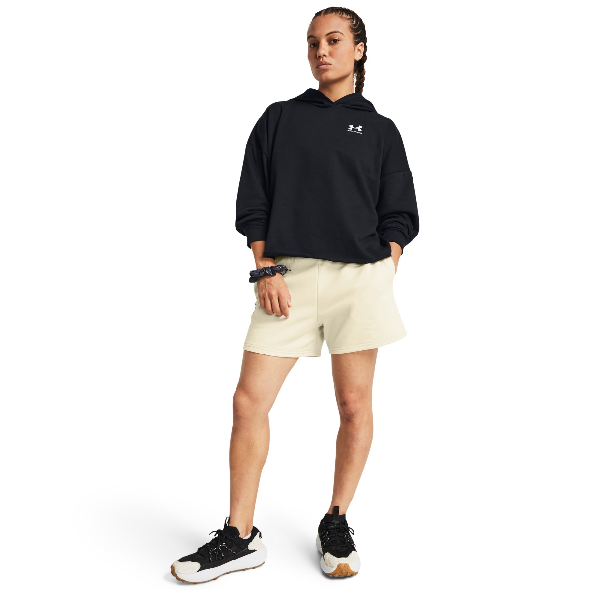 Women‘s sweatshirt UA Rival Terry OS Hoodie Black - Under Armour
