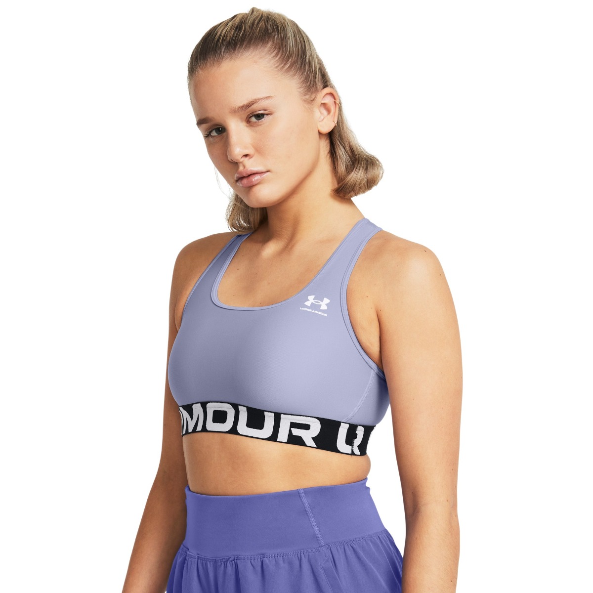 Bra HG Authentics Mid Branded Purple - Under Armour