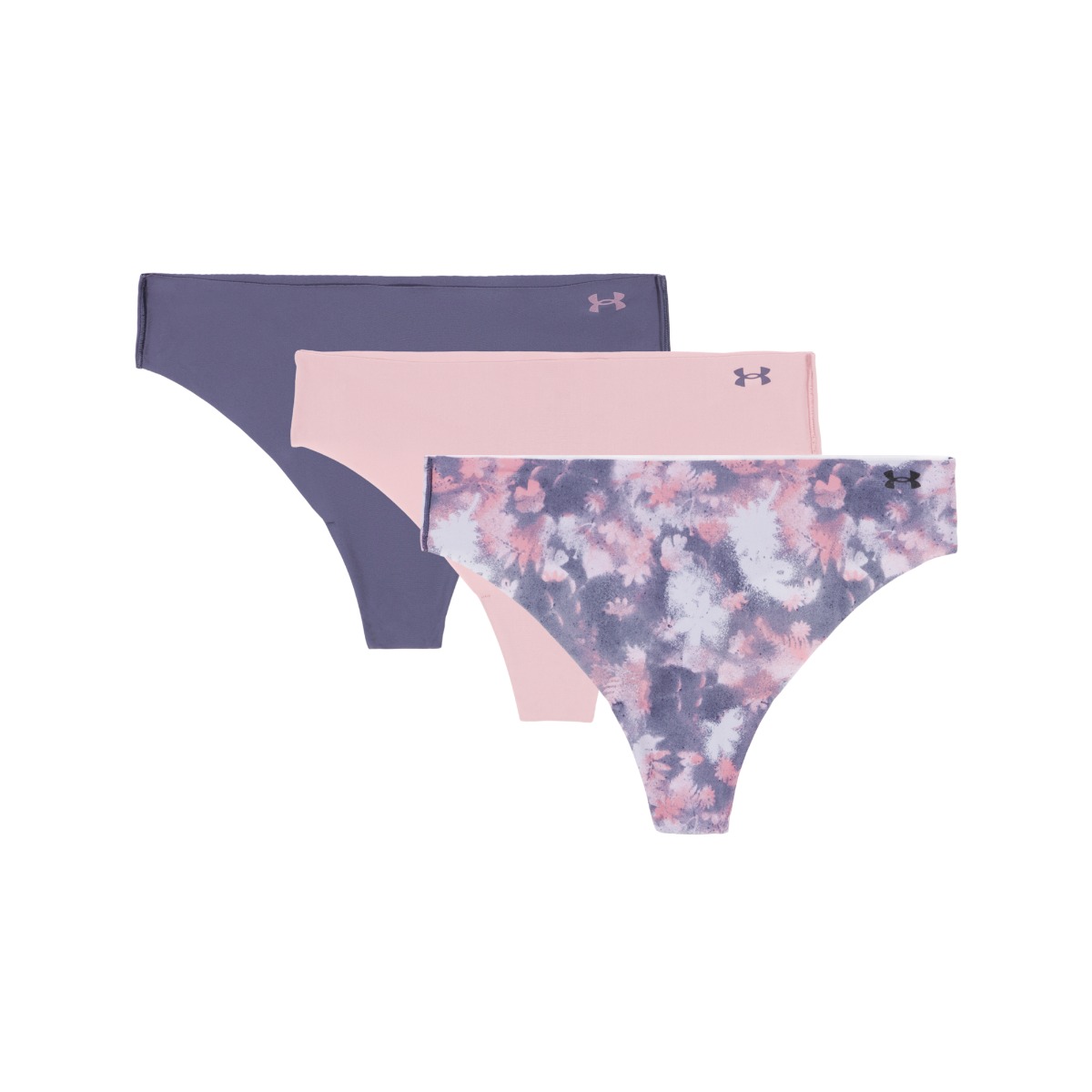 Women´s thong Pure Stretch NS Nov thong 3Pack Grey - Under Armour