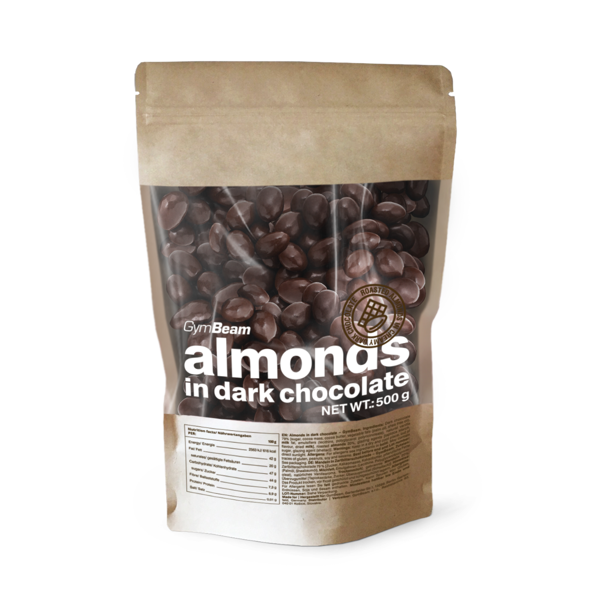 Amandes au chocolat noir - GymBeam.