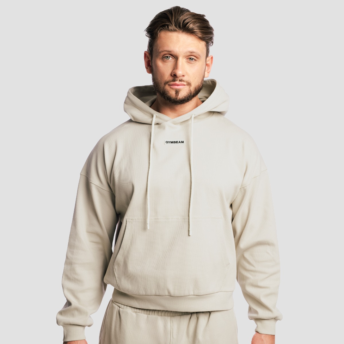 Aura Sweat à capuche gris - GymBeam