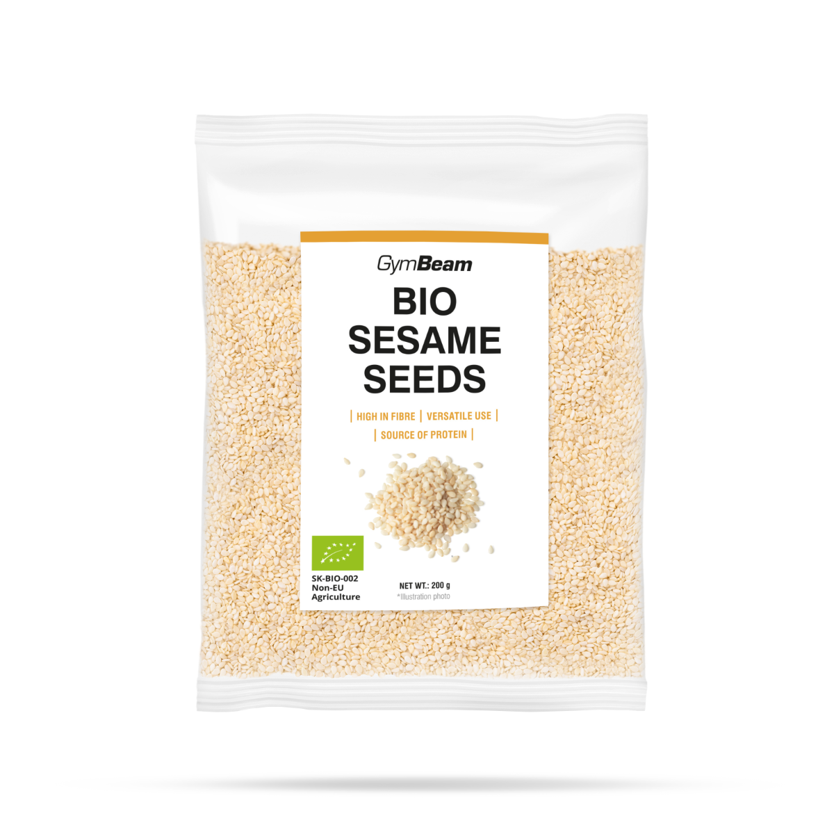 BIO Graines de sésame décortiquées - GymBeam.