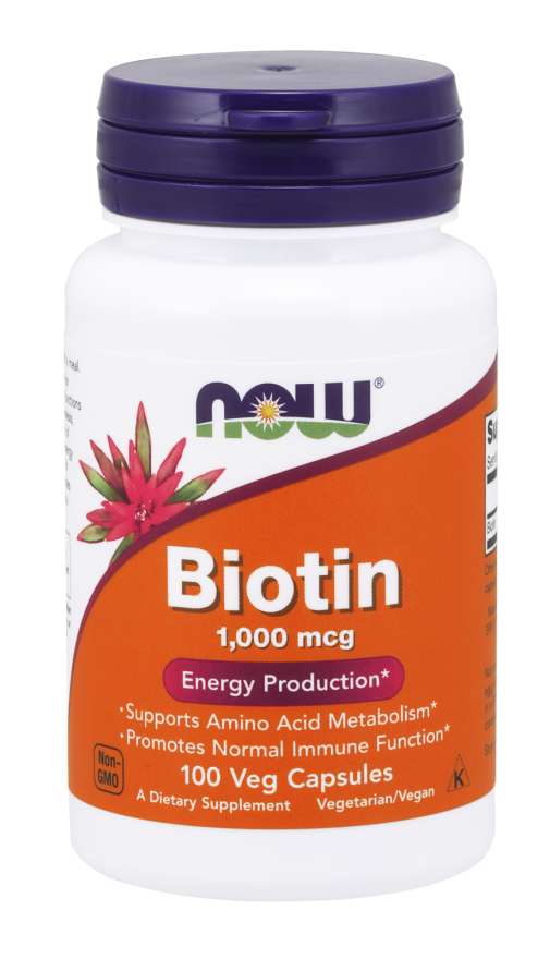 Biotine 1000 mcg - NOW Foods.