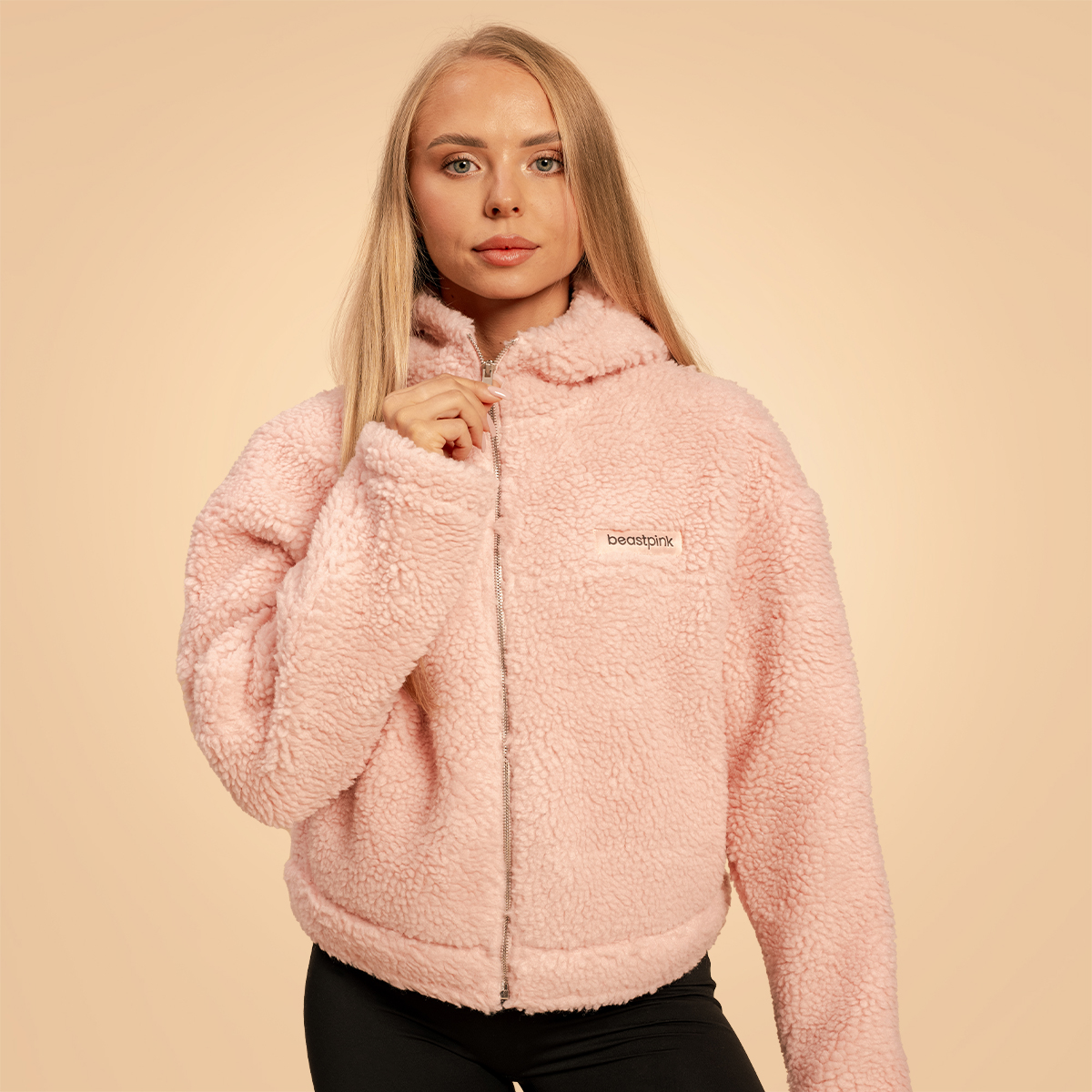 Veste à capuche "Bliss" pour femmes, couleur rose - BeastPink.