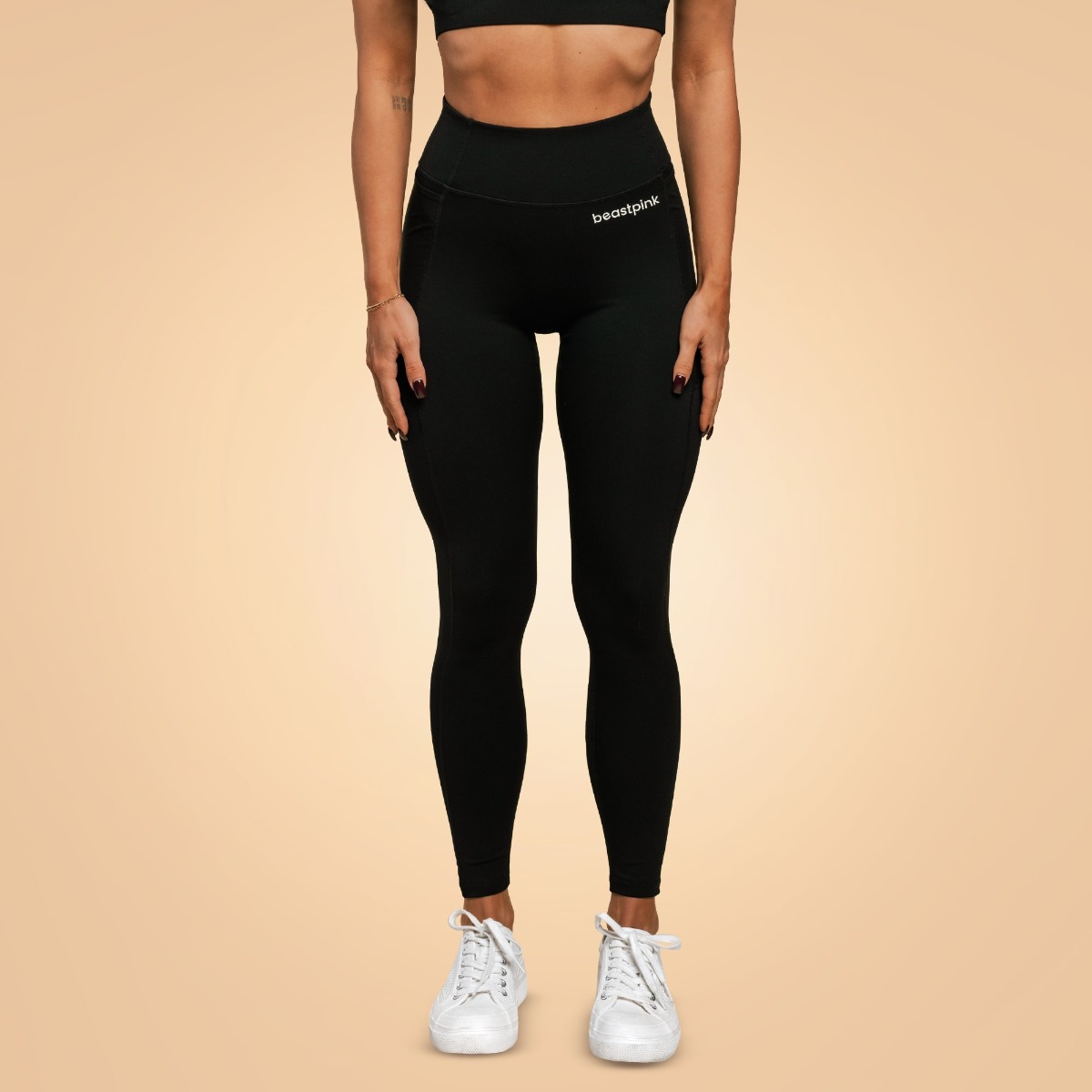 Leggings "Breeze" pour femmes - Noir - BeastPink.