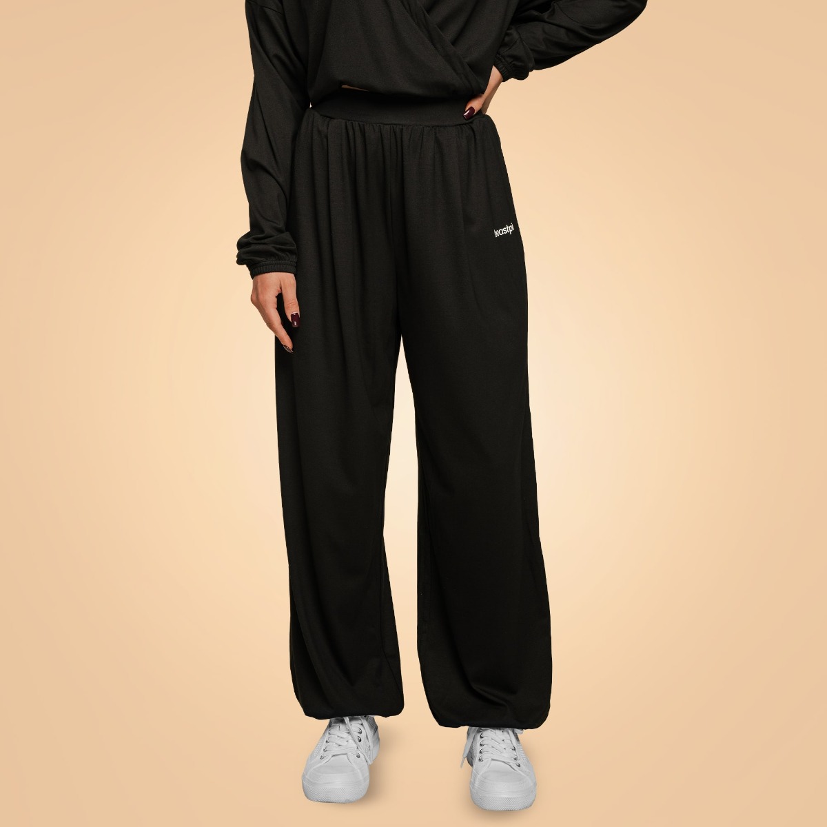 Pantalon pour femmes Breeze, couleur noire – BeastPink.