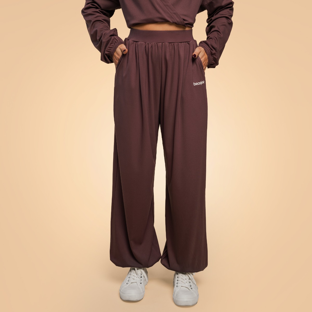 Pantalon pour femmes Breeze, couleur Mulberry - BeastPink.