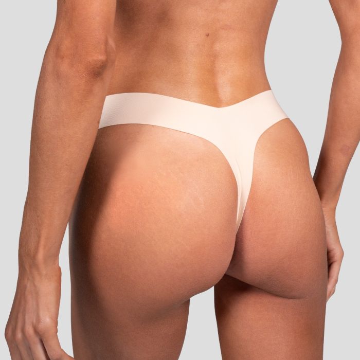 Comfy Seamless Bottoms 3Pack Beige - GymBeam S