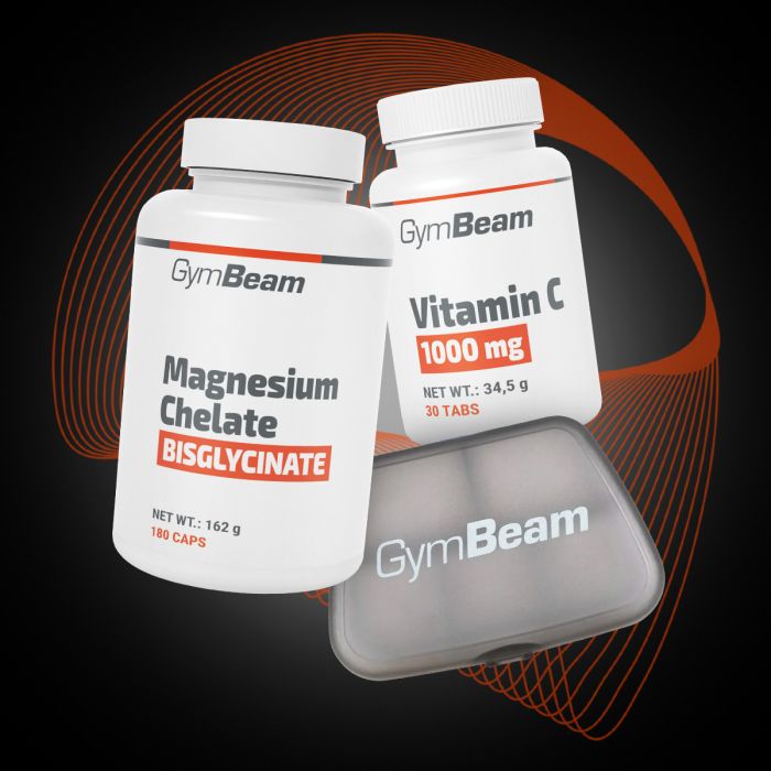 Chelated magnesium - GymBeam 90 caps