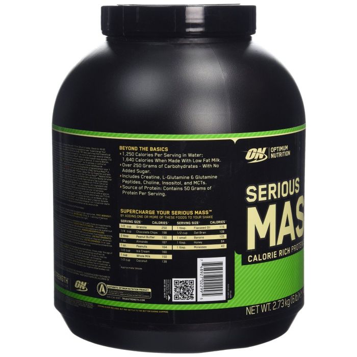 Gainer Serious Mass - Optimum Nutrition 2720 g - banana