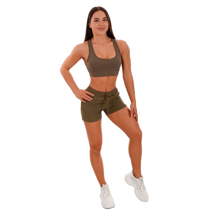 Women‘s Shorts TRN olive - GymBeam M