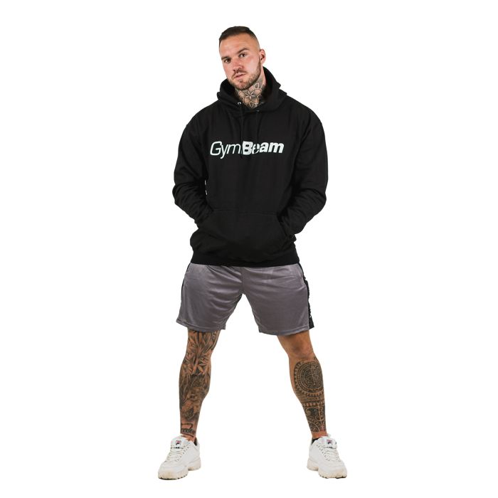 Men‘s PRO Hoodie Black - GymBeam XL