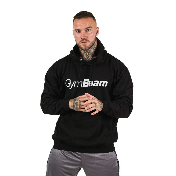 Men‘s PRO Hoodie Black - GymBeam XL