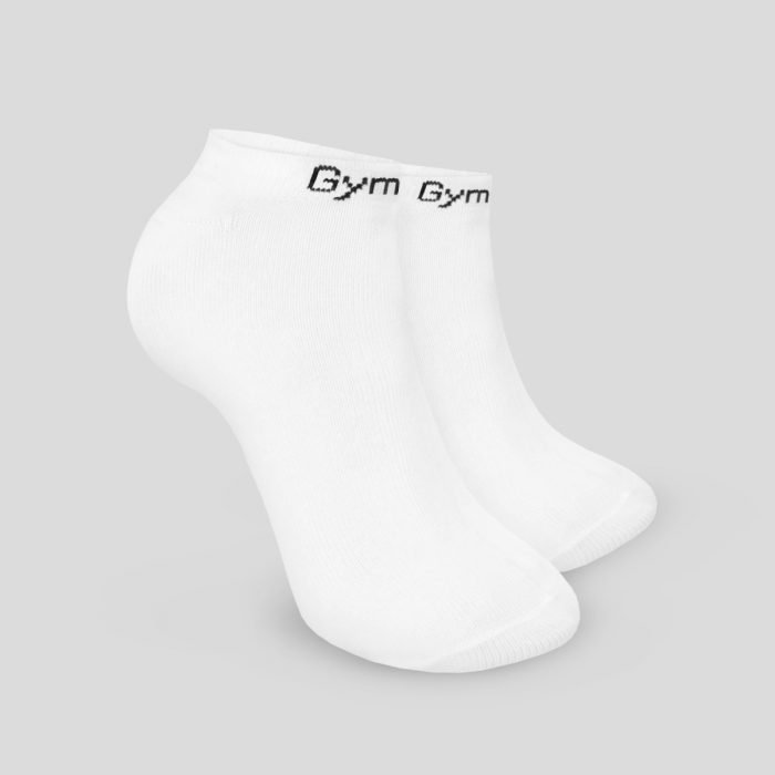 Ponožky Ankle Socks 3Pack White - GymBeam M