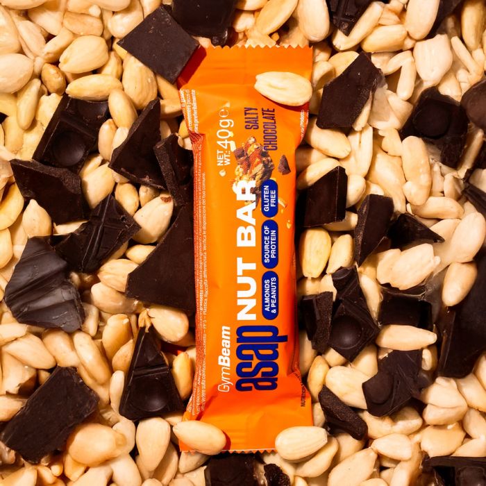 ASAP Nut Bar - GymBeam 40 g - salty chocolate